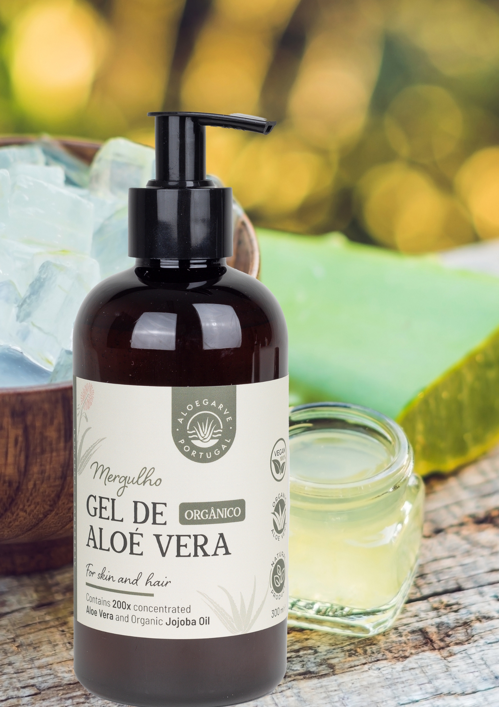Natürliche Aloe Vera Behandlung für Narbenreduktion - Bio Hautpflege Gel für sanfte Regeneration